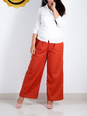 Wide Leg Linen Pant