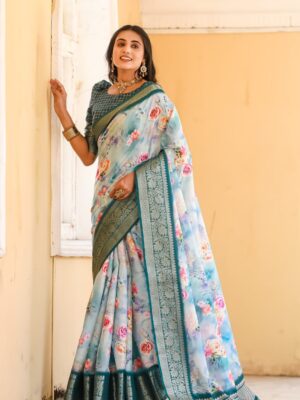 Pure Dola silk Saree