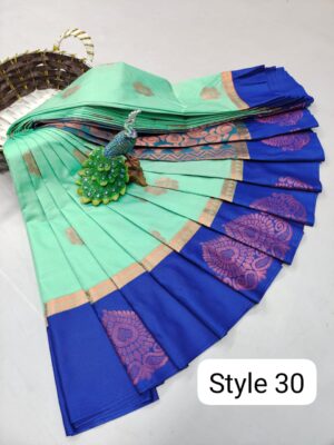 Rich Bhutta work embosed Silk Sarees