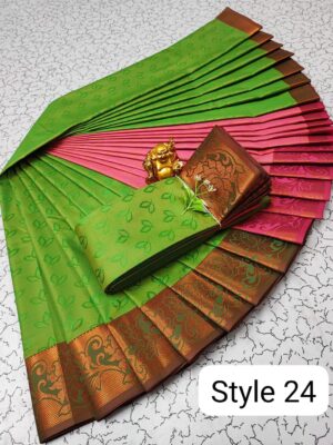 3D Embossed Wedding Sarees