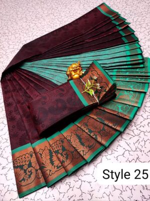 3D Embossed Wedding Sarees