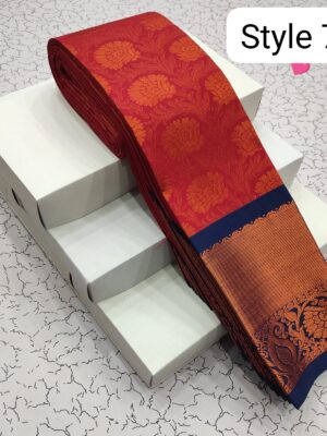 SEMI BRIDAL KORVAI RESHMA SILK SAREE