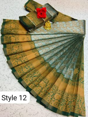 GRAND WEDDING TISSUE SILK SAREE