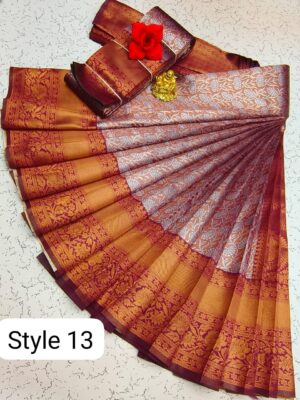 GRAND WEDDING TISSUE SILK SAREE