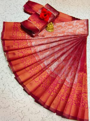 GRAND WEDDING TISSUE SILK SAREE