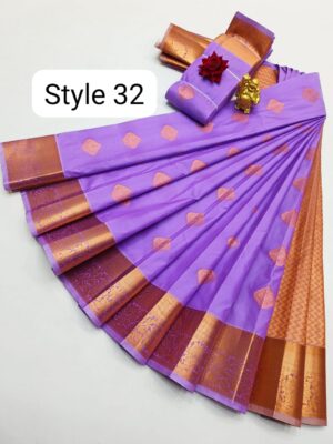 Kanchipuram semi Soft silk model sarees