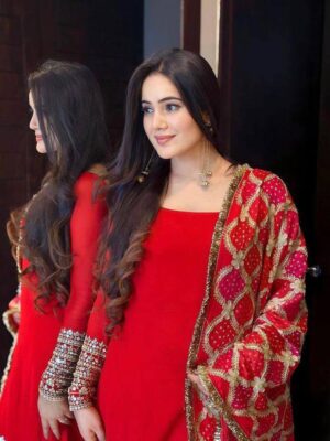 RED PATOLA SUIT ♥️✨