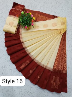 UPPADA KOTANJI BORDER SILK COTTON SAREES – VOL2