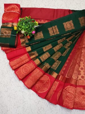 UPPADA KOTANJI BORDER SILK COTTON SAREES – VOL1