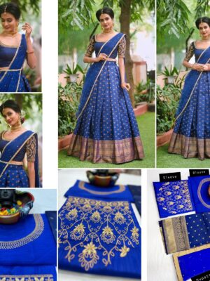 TREDITIONAL HALF SAREE LAHENGA