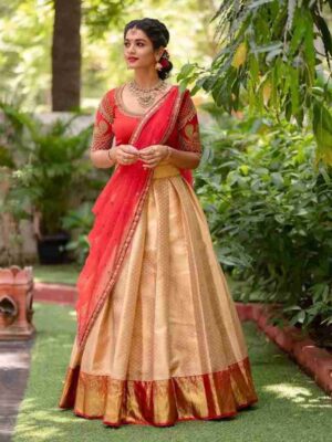 TREDITIONAL LEHENGA SAREE